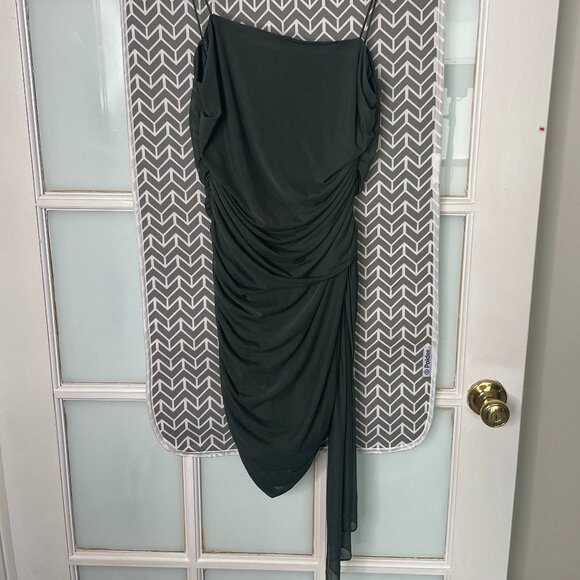Amanda UprichardAnja Mini Dress in Moss